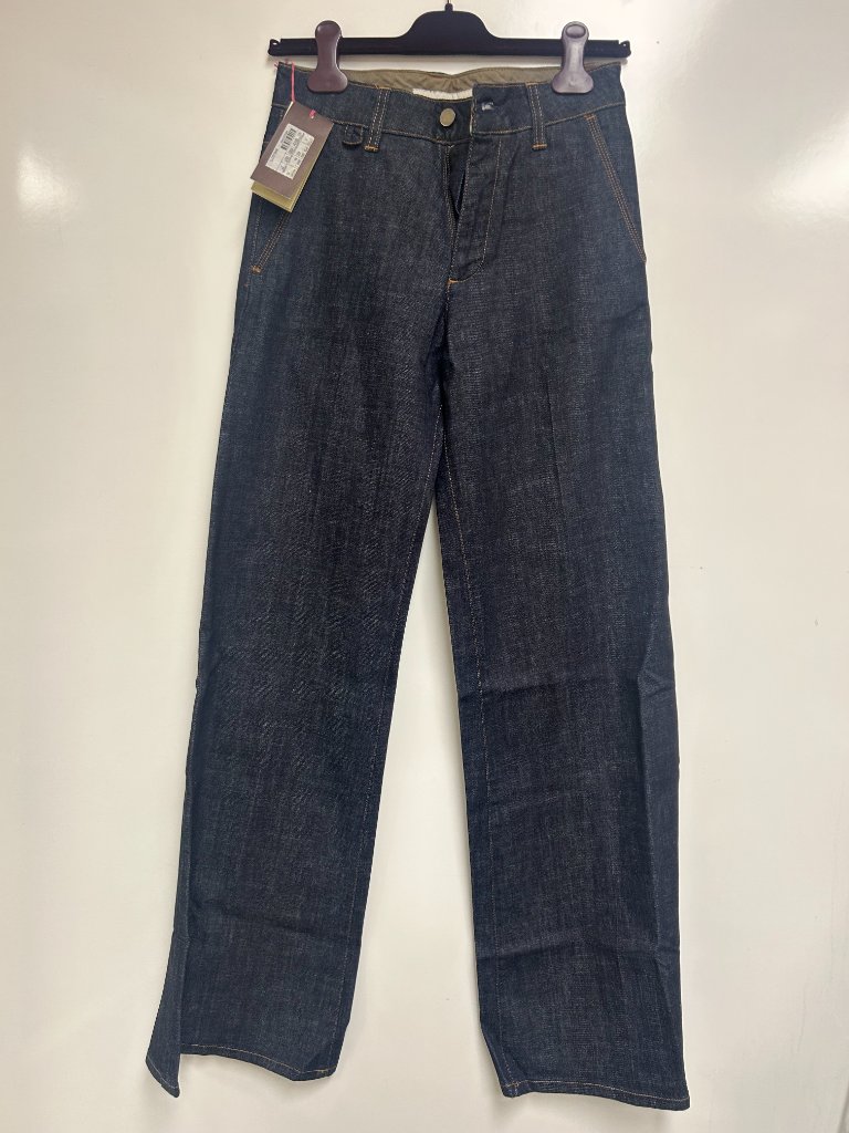 Stella Mccartney Wide Leg 209155-Ss455 Jeans In Dark Blue- New- Size 29